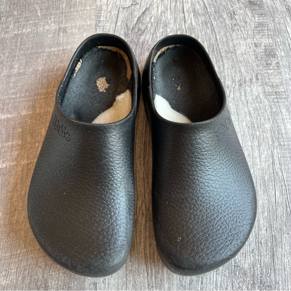 Birkenstock Profi Birki Black Professional Clogs Work Shoes Size 8